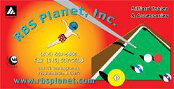 RBS Planet, Inc., your connection for billiards!